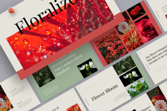 Floral Photography PowerPoint Template
